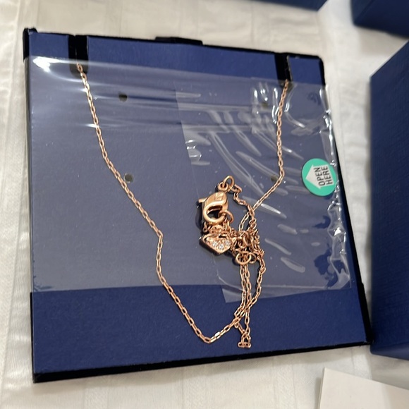 Swarovski Duo Infinity Necklace - Picture 6 of 9